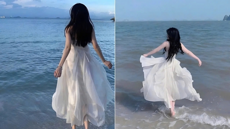 Cách tạo dáng chụp ảnh biển ảnh 2
