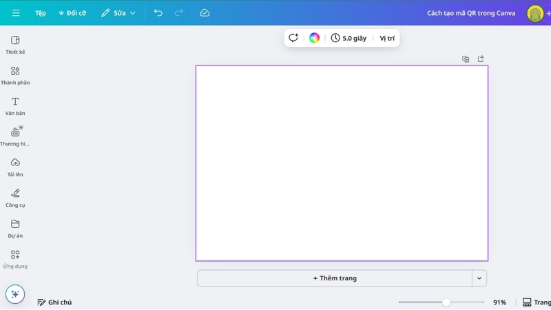 Cách tạo mã QR trong Canva (3)