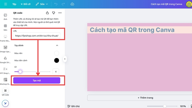 Cách tạo mã QR trong Canva (5)