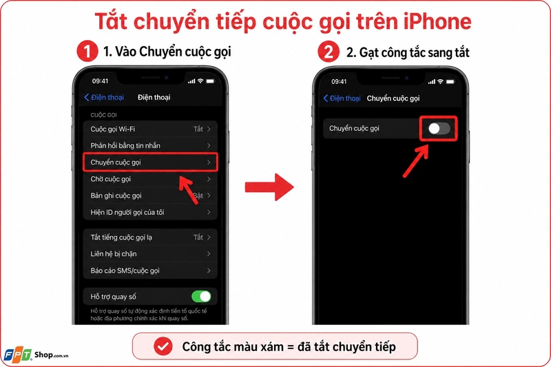 Cách tắt chuyển tiếp cuộc gọi hình 10