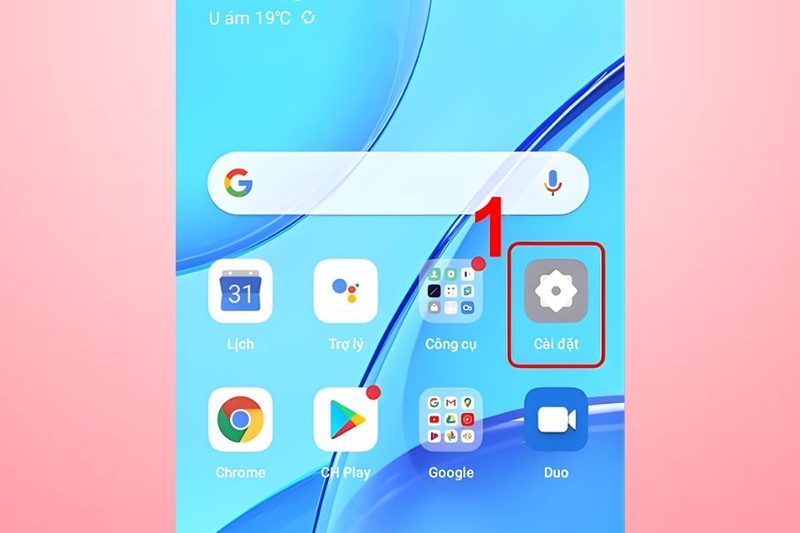 Cách tắt hình nền quay vòng trên OPPO 1