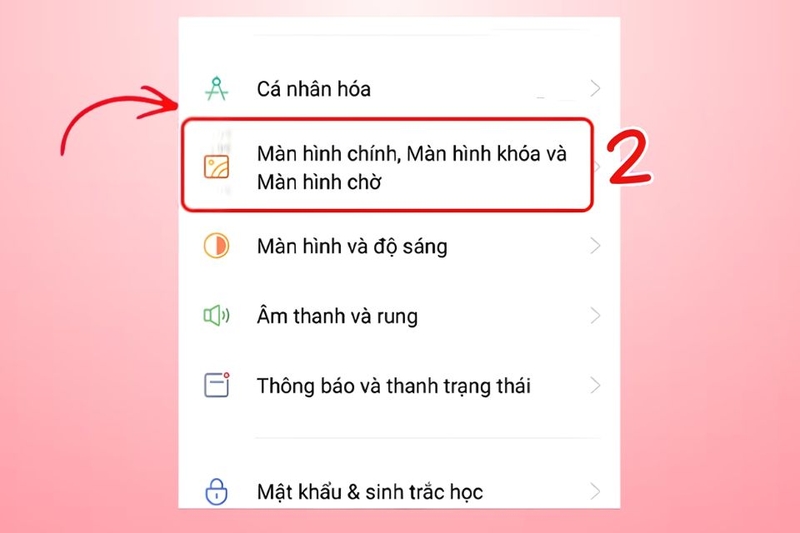Cách tắt hình nền quay vòng trên OPPO 2