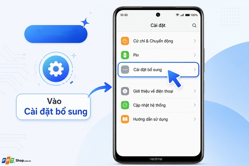 Cách tắt nguồn điện thoại Realme hình 11