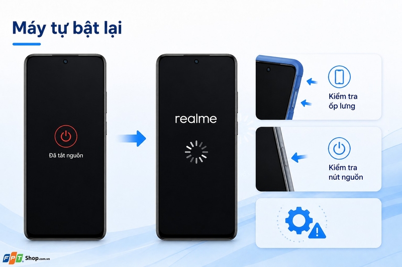 Cách tắt nguồn điện thoại Realme hình 18