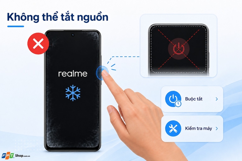 Cách tắt nguồn điện thoại Realme hình 19