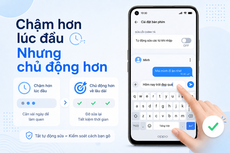 Cách tắt sửa lỗi chính tả trên OPPO ảnh 13
