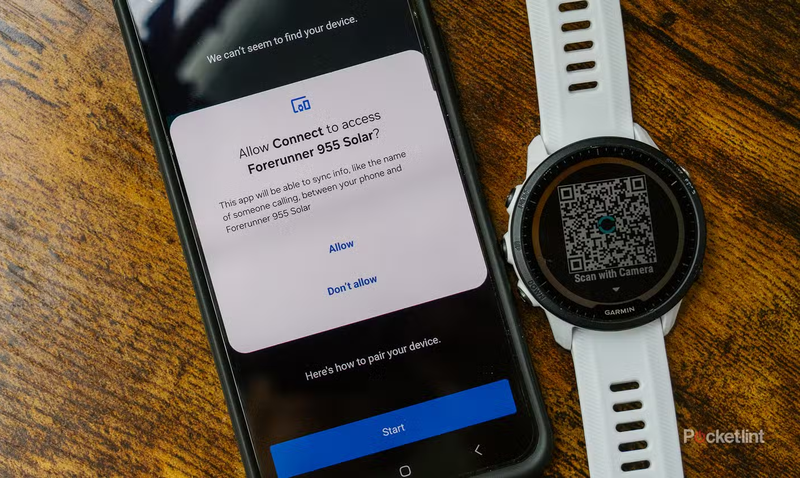 Cách tìm mã QR của đồng hồ thông minh garmin.png