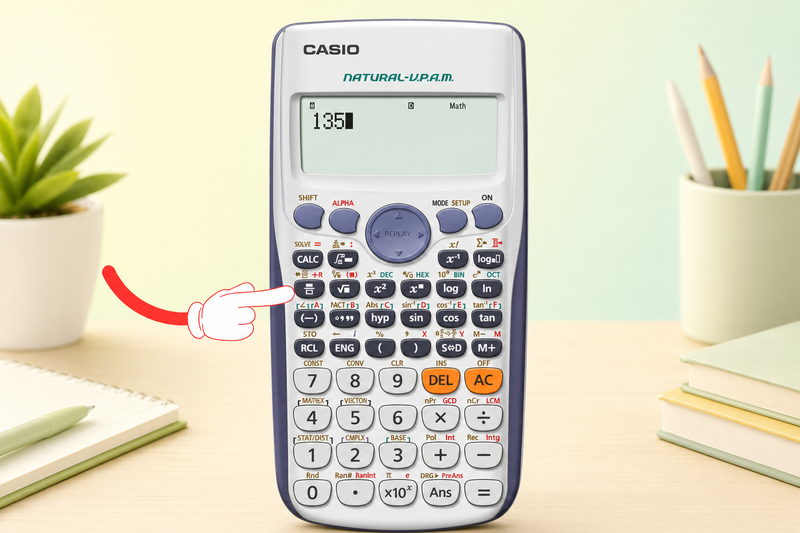 cách tìm số dư trên máy tính Casio 580 ảnh 2