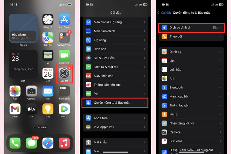 Cách xoá dữ liệu định vị được lưu trên iPhone 1