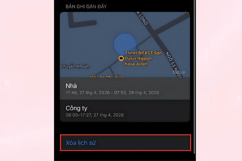Cách xoá dữ liệu định vị được lưu trên iPhone 3