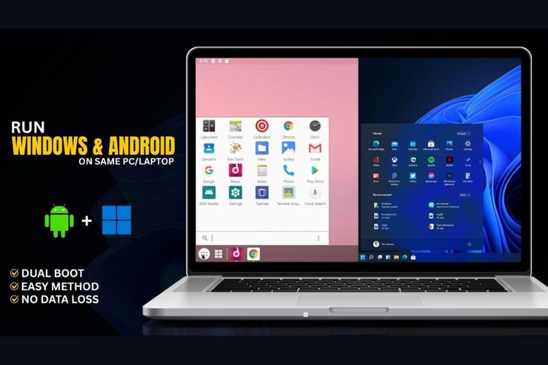 Cài Android song song với Windows