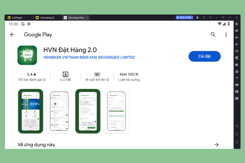Cài đặt HVN Đặt Hàng 2.0