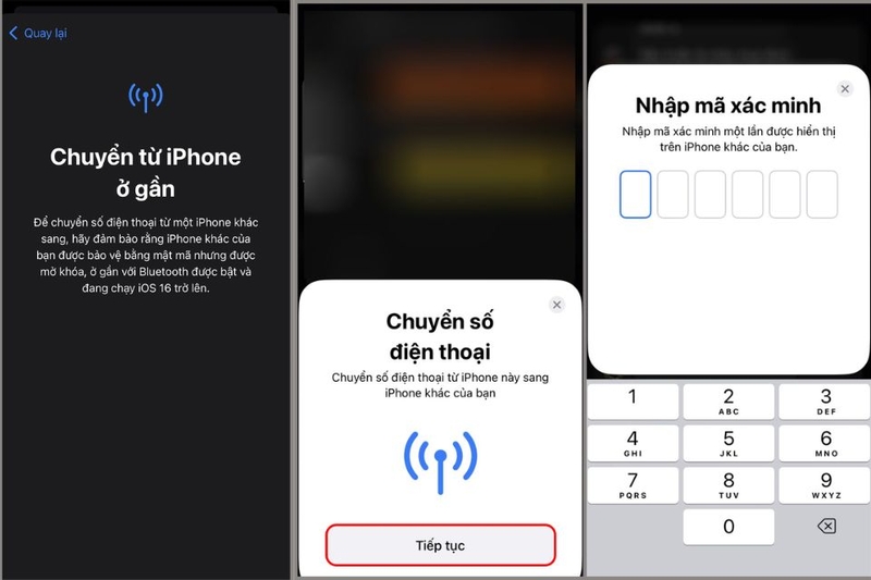Cài eSIM bằng eSIM Quick Transfer 2