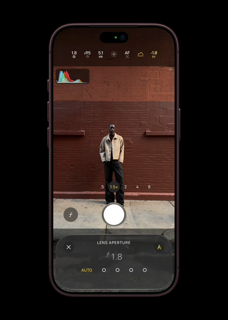 Cách camera thay đổi khẩu độ iPhone 18 Pro