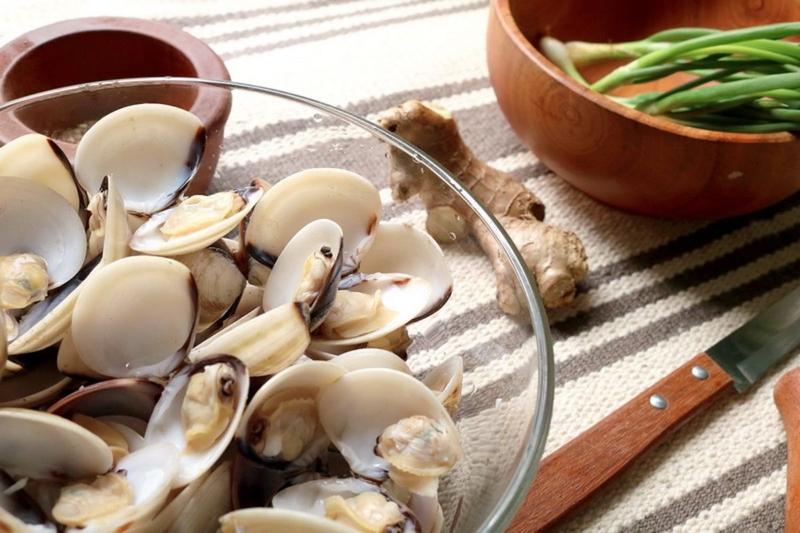 canh nghêu thì là 4