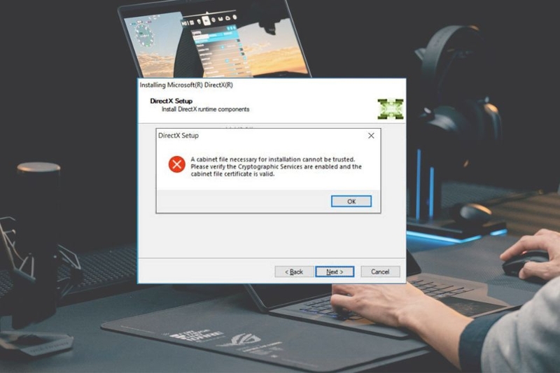 Cập nhật Windows và DirectX