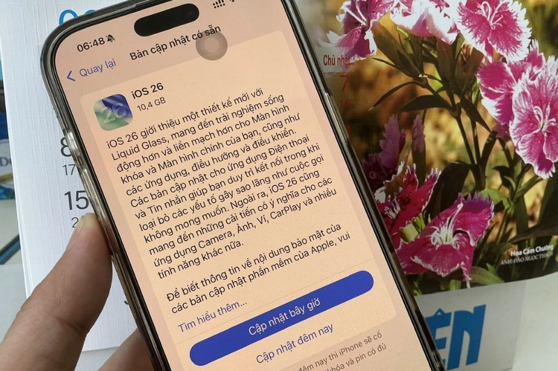 Cập nhật iOS lên phiên bản mới nhất