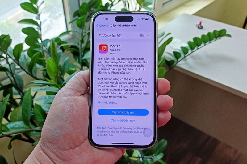 Cập nhật iOS mới