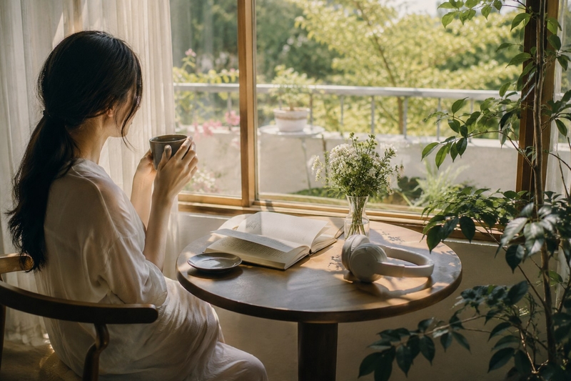 Caption nắng bình yên, chill