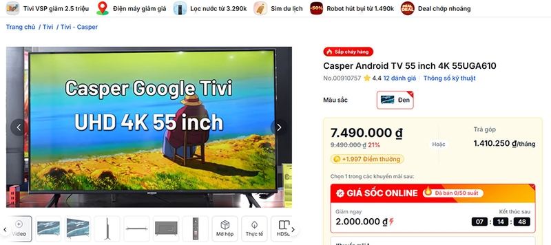 Đánh giá tivi 55UGA610 - 07