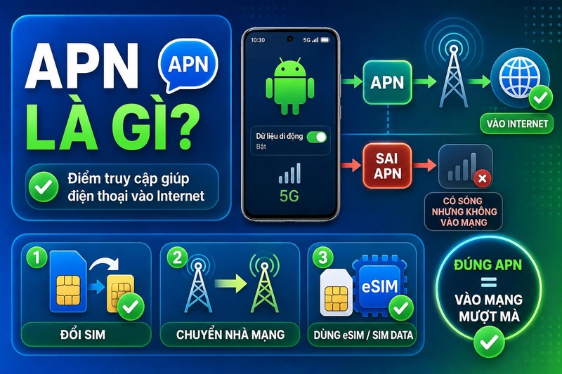 Cấu hình mạng di động Android ảnh 9