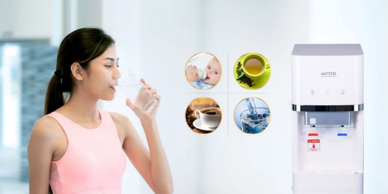 Cây nước Mutosi hỗ trợ làm nóng nhanh