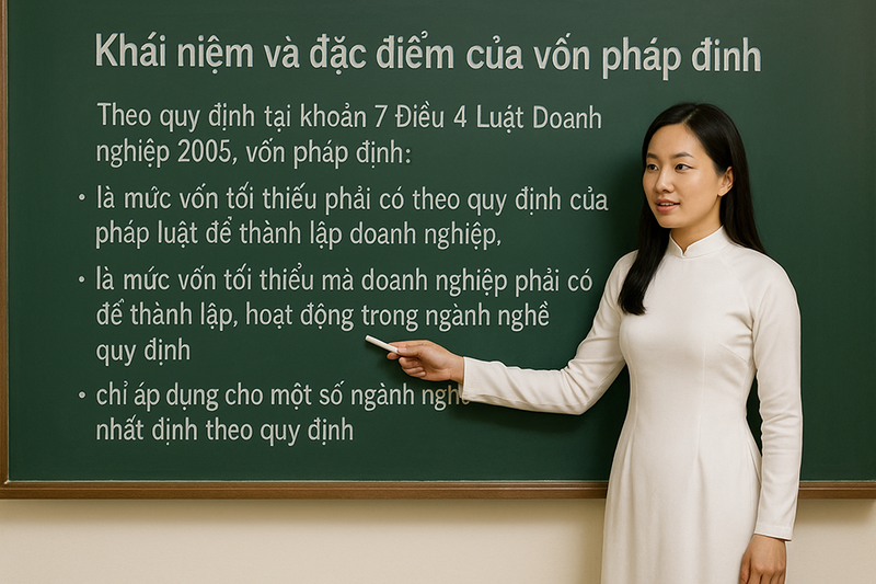 Khái niệm và đặc điểm của vốn pháp định