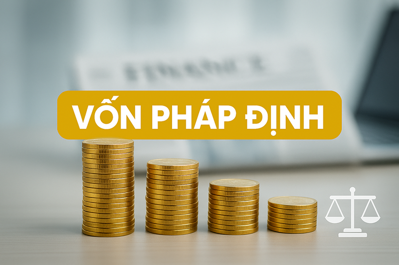 Sự khác biệt cơ bản giữa vốn pháp định và vốn điều lệ thể hiện rõ qua cơ sở xác định của chúng