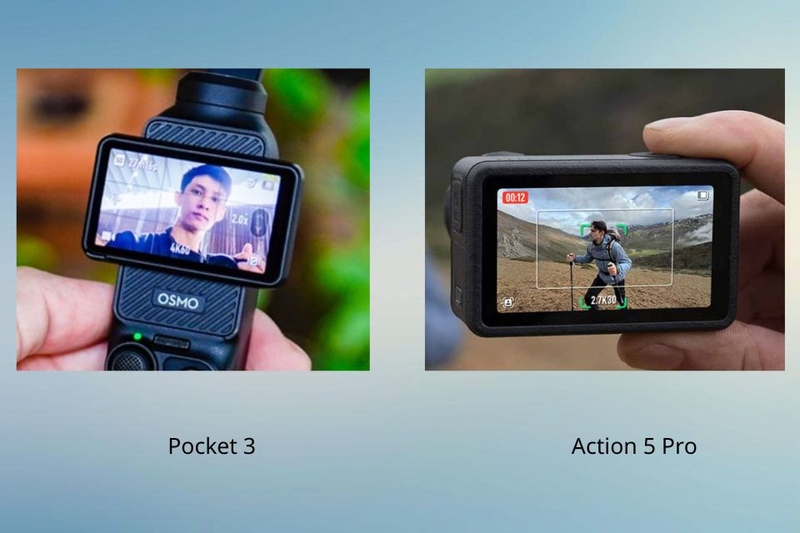 Chất lượng video Pocket 3 và Action 5 Pro