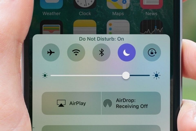Chế độ Không làm phiền đang bật
