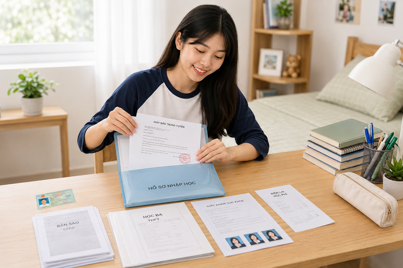 Hồ sơ và giấy tờ nhập học