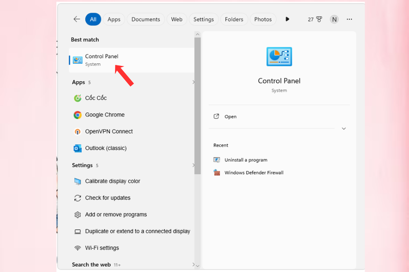 Chỉnh màu sắc màn hình về ban đầu Windows 1