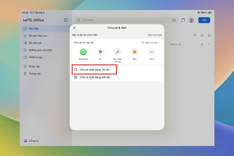 Chọn định dạng file theo ứng dụng