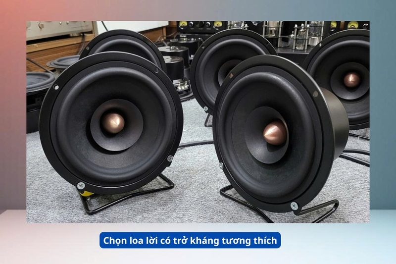 Chọn loa lời có trở kháng tương thích