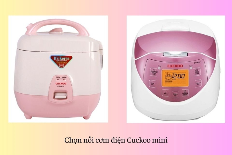 Chọn nồi cơm điện Cuckoo mini