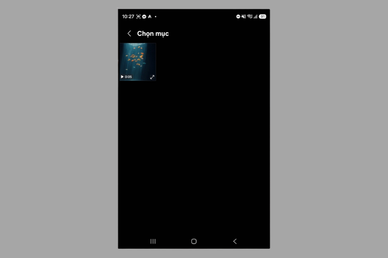 Chọn video làm hình nền 3