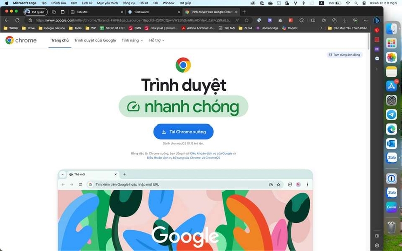 Các tính năng nổi bật của Google Chrome for Macbook