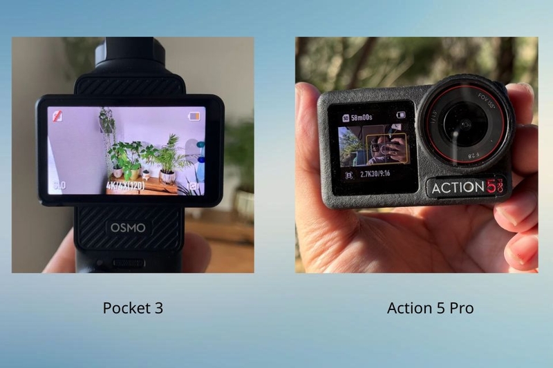 Chủ thể Pocket 3 và Action 5 Pro