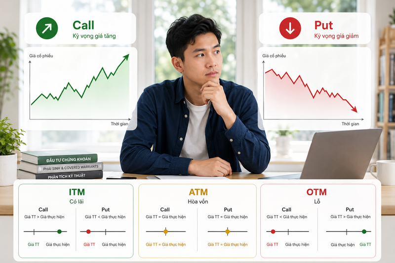 Chứng quyền mua và chứng quyền bán khác nhau thế nào