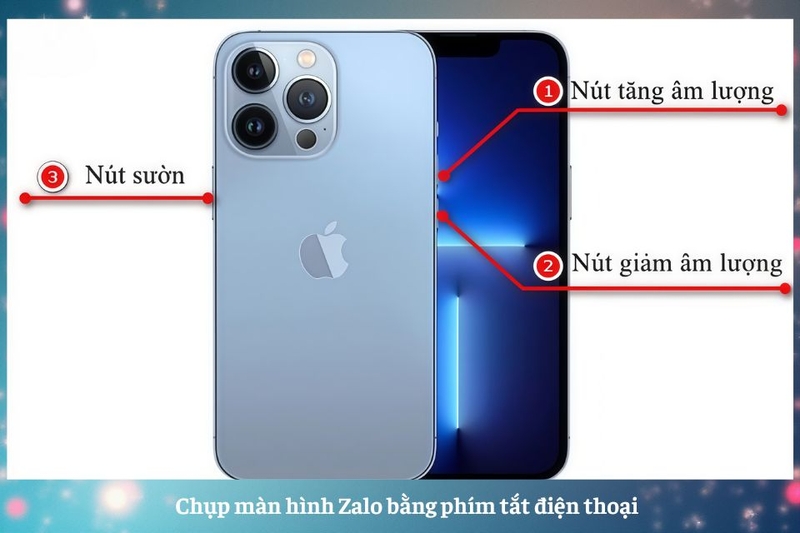 Chụp màn hình Zalo bằng phím tắt điện thoại