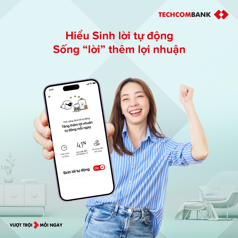 Có nên kích hoạt sinh lời tự động Techcombank