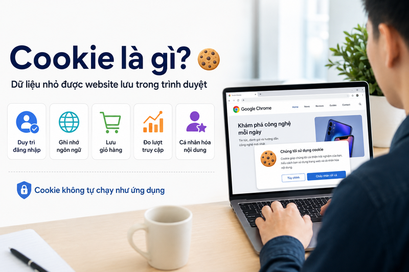 Cookie là gì Khái niệm cơ bản về cookie trình duyệt