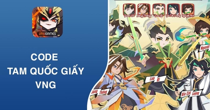 code tam quốc giấy 6