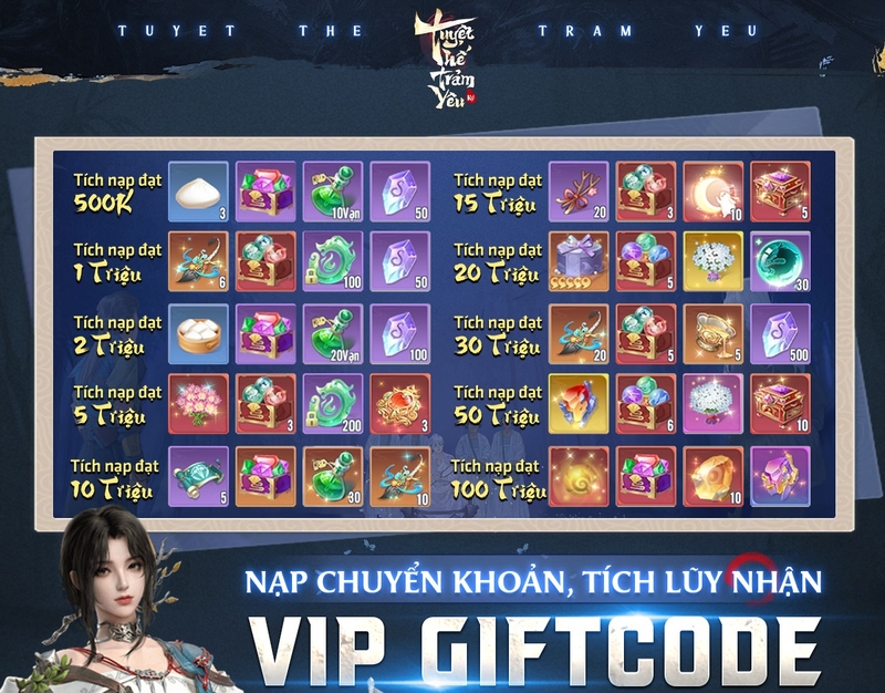 code tuyệt thế trảm yêu 6