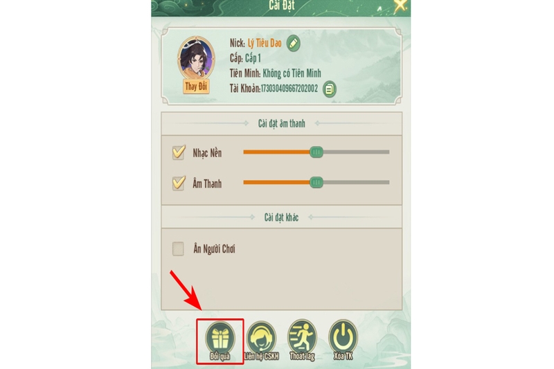 code Tiên Kiếm Gặp Lại Tiêu Dao hình 3