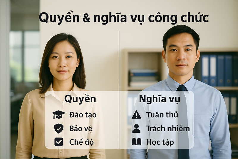 Quyền và nghĩa vụ của công chức