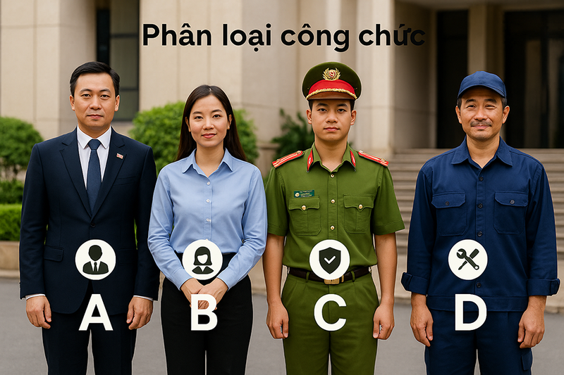 Phân loại công chức theo quy định hiện hành