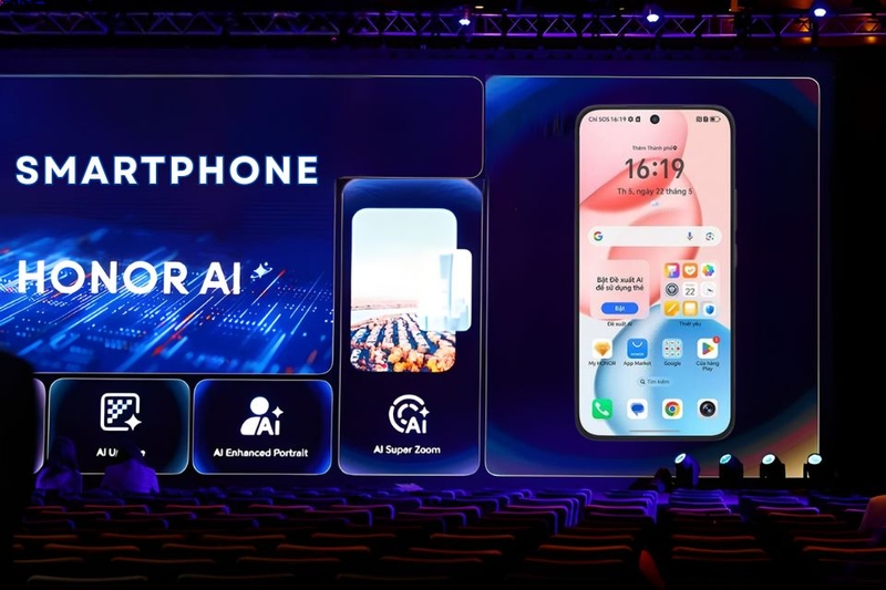 Công nghệ AI Super Zoom trên điện thoại Honor