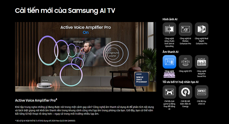 Công nghệ Active Voice Amplifier Pro ảnh 2