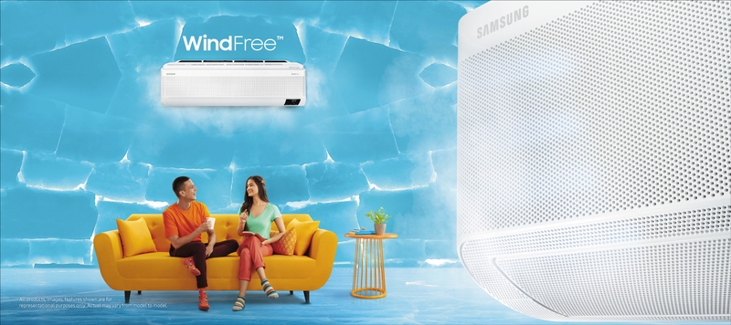 Công nghệ Freeze Wash trên máy lạnh Samsung - windfree